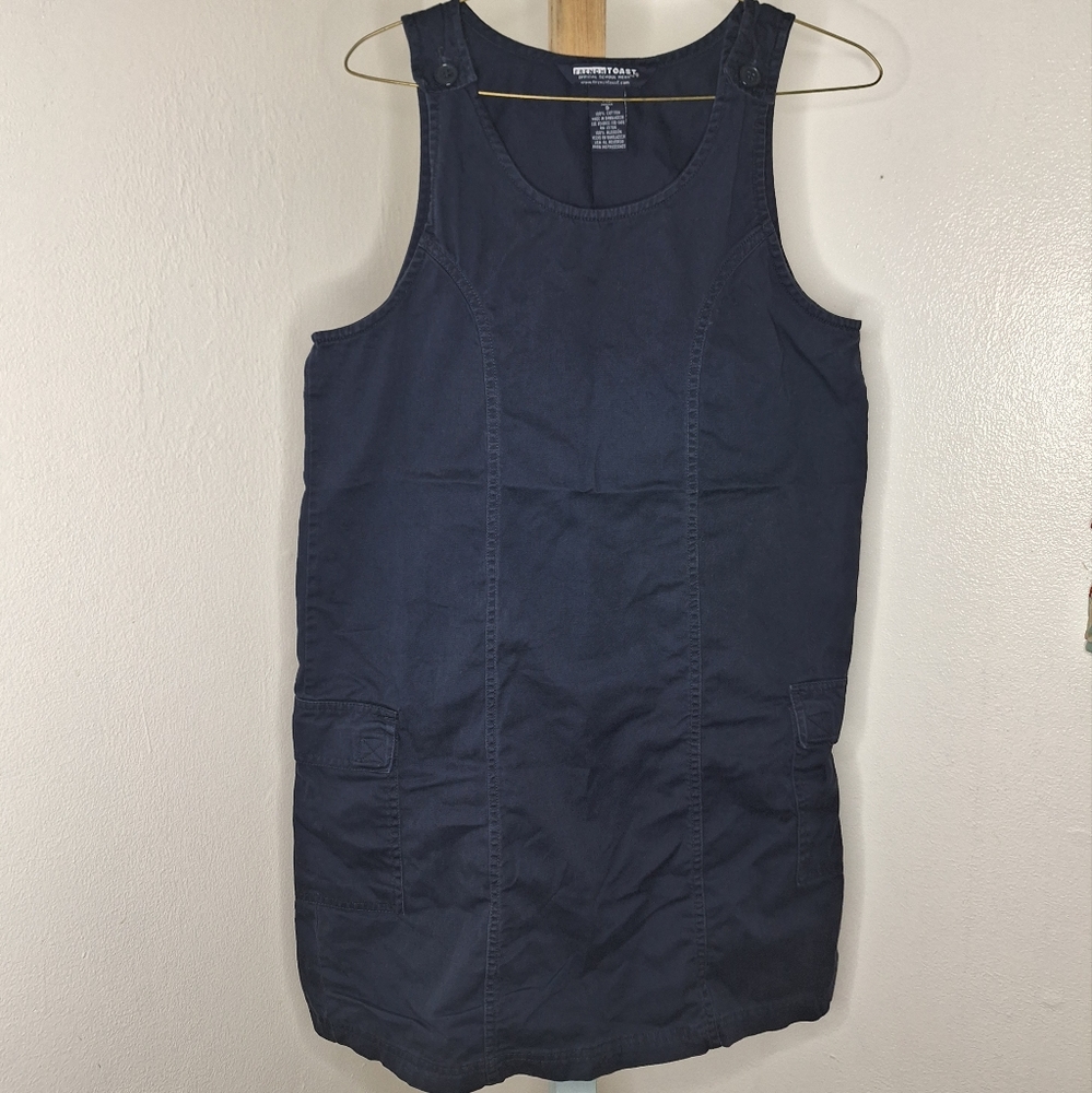 French Toast Uniform Dress with Pockets